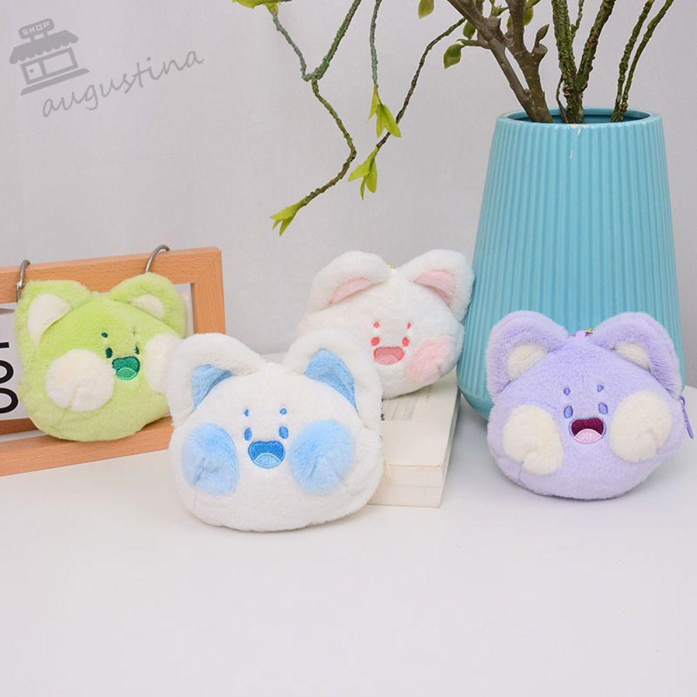 Móc Khóa Hình Mèo Nhồi Bông Xinh Xắn Ví