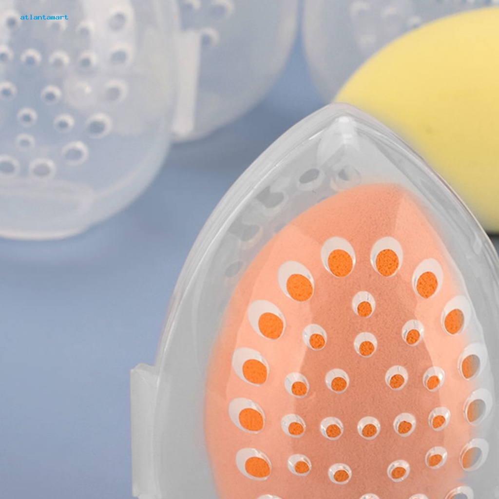 Túi Đựng Đồ Dùng Cao Cấp Tiện Dụng| Set 5 Mút Trang Điểm Nhiều Lỗ Thoáng Khí Tiết Kiệm Không Gian Vỏ Sò Cho Nữ