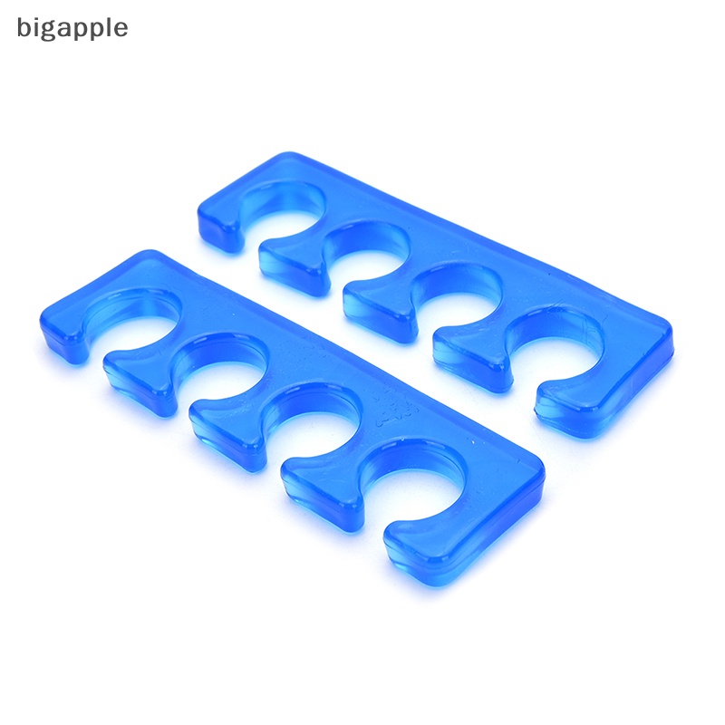 1 Cặp Dụng Cụ Tách Ngón Chân Bằng Silicone Mềm Tiện Dụng