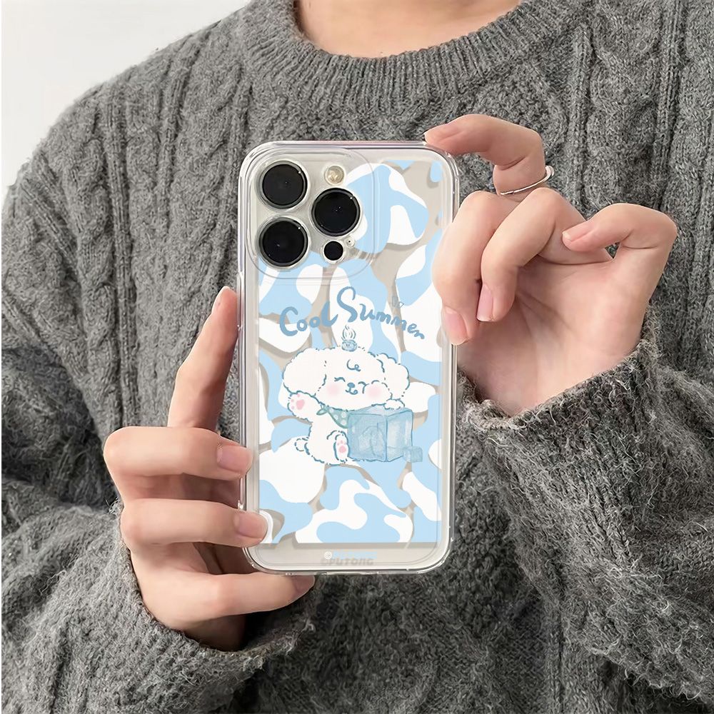 ✅Ốp Điện Thoại Dẻo Họa Tiết Chú Chó Dễ Thương Chống Sốc Cho Apple maxplus11 6In 1378iPhone1214pro