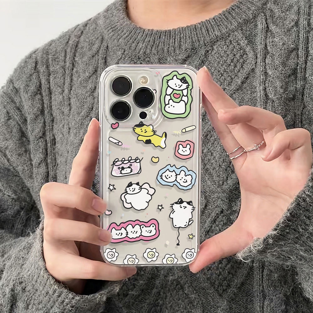 ✅Ốp Điện Thoại Mềm Chống Sốc Họa Tiết Hoa Đơn Giản Cho Apple plus14proiPhone1213 6In7811 max