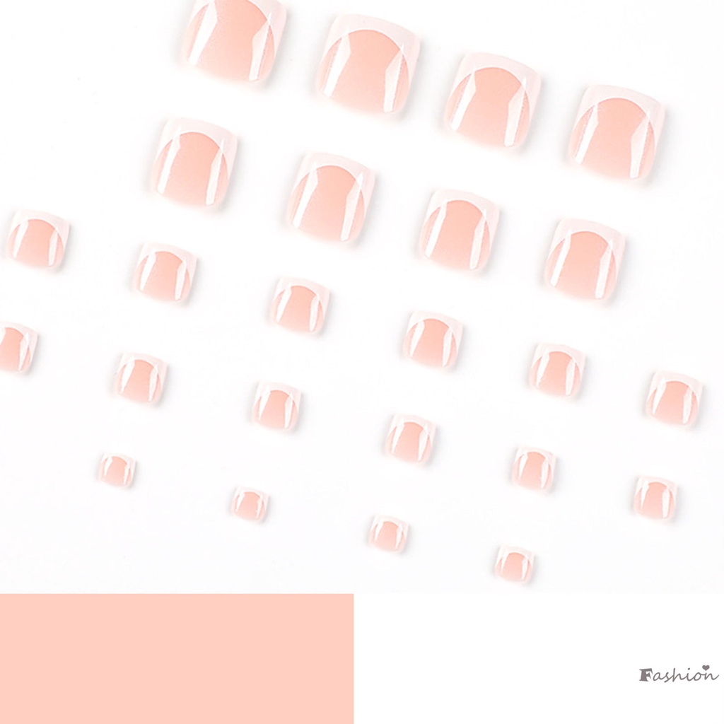 Móng Chân Giả Siêu Mỏng Thoáng Khí Đính Kim Tuyến Lấp Lánh Kiểu Pháp