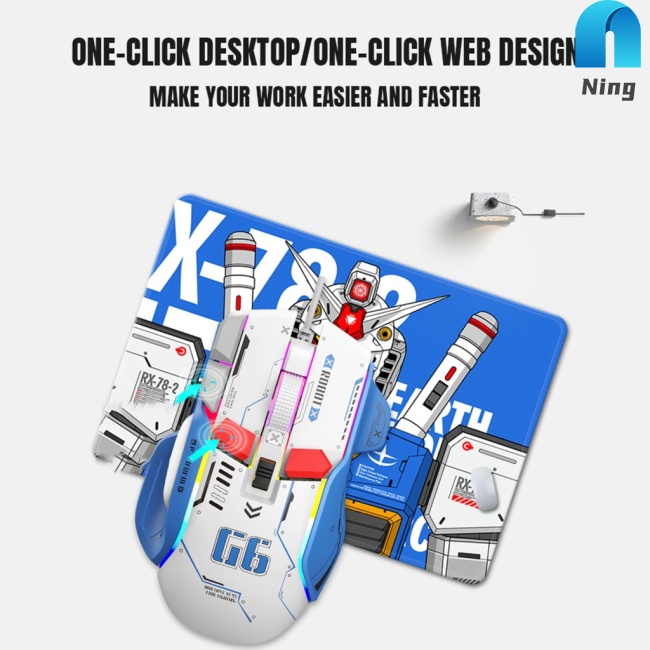 Chuột Máy Tính Ning G6 12800dpi Rgb Nhiều Màu Sắc Dùng Để Chơi Game