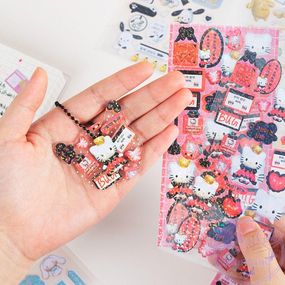 Miếng Dán Trang Trí Nhật Ký Hình Cinnamoroll Goo Dễ Thương