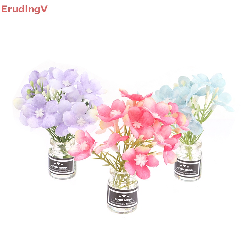 1 Bộ Chậu Hoa Dùng Trang Trí Nhà Búp Bê 1: 6