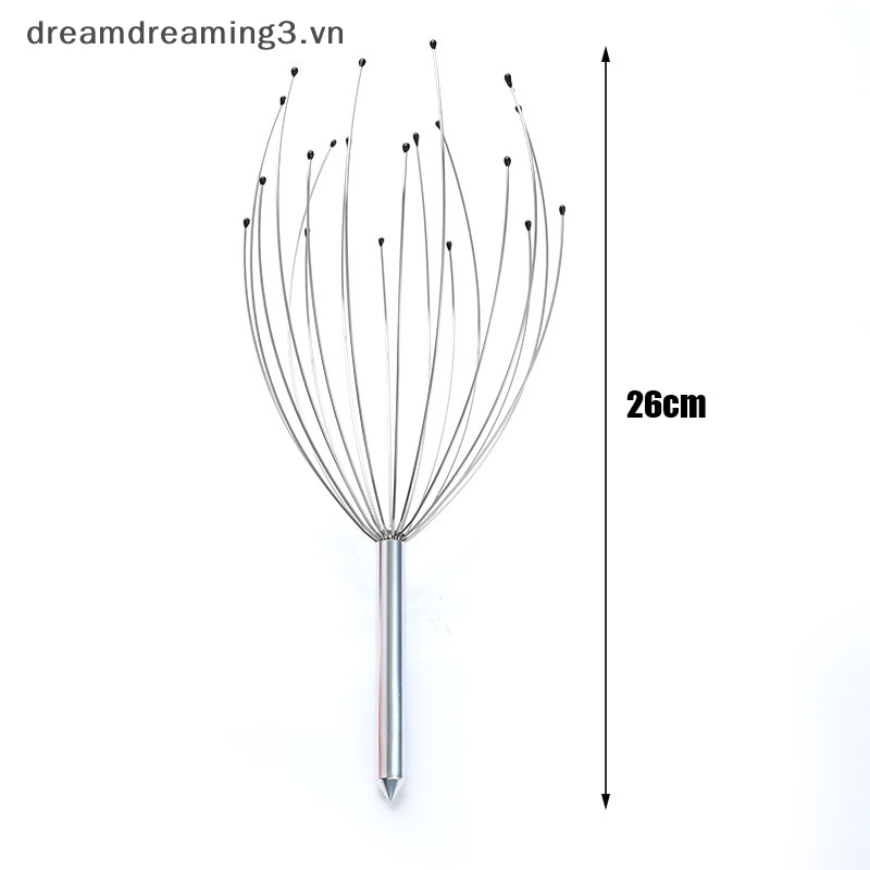 Dụng Cụ Mát Xa Da Đầu Với 20 Đầu Nhíp Massage Thư Giãn Sâu