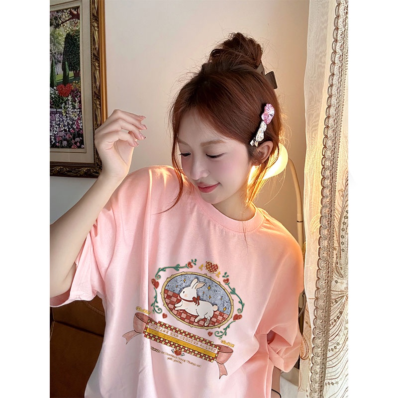 NRVP Áo Thun 100% Cotton Tay Ngắn Phong Cách Hàn Quốc Mới