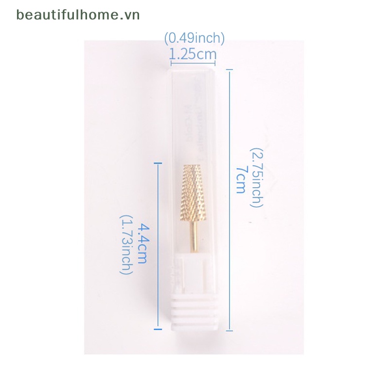 1 Mũi Khoan Móng Tay Bằng Thép Vonfram Chất Lượng Cao