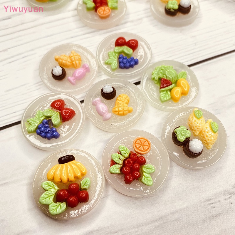 Bộ 10 Mô Hình Trái Cây Hoạt Hình Phát Sáng Trang Trí