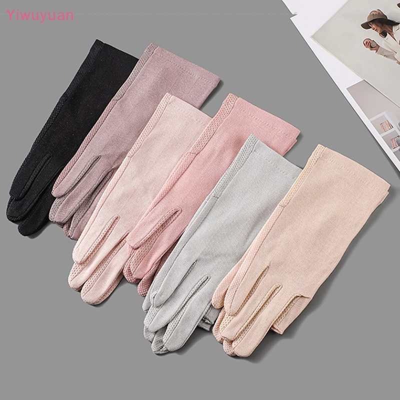 1 Đôi Găng Tay Lái Xe Mỏng Thoáng Khí Chống Tia UV Có Thể Chạm Màn Hình Cảm Ứng Mới