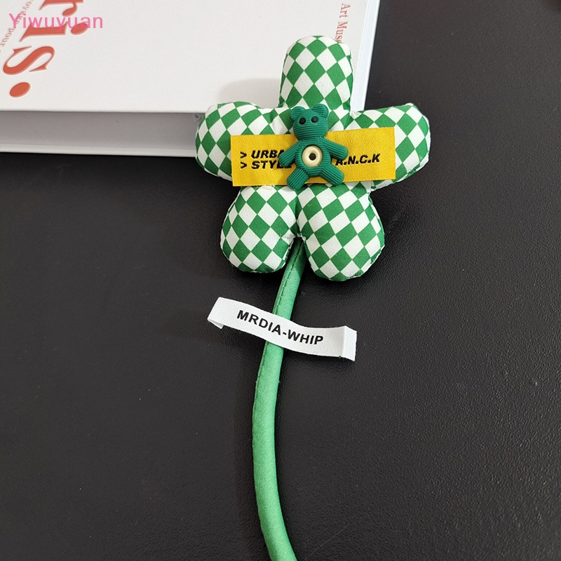 < Yiwuyuan > Ghim Cài Áo Ba Chiều Bằng Vải Cotton Hình Gấu Bông Hoa Trà Thời Trang Ngọt Ngào Dành Cho Bạn Nữ Mới