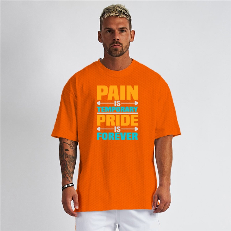 Áo Thun Tay Ngắn Dáng Rộng Thoáng Khí Thoải Mái In Họa Tiết Thời Trang Mùa Hè Cho Nam