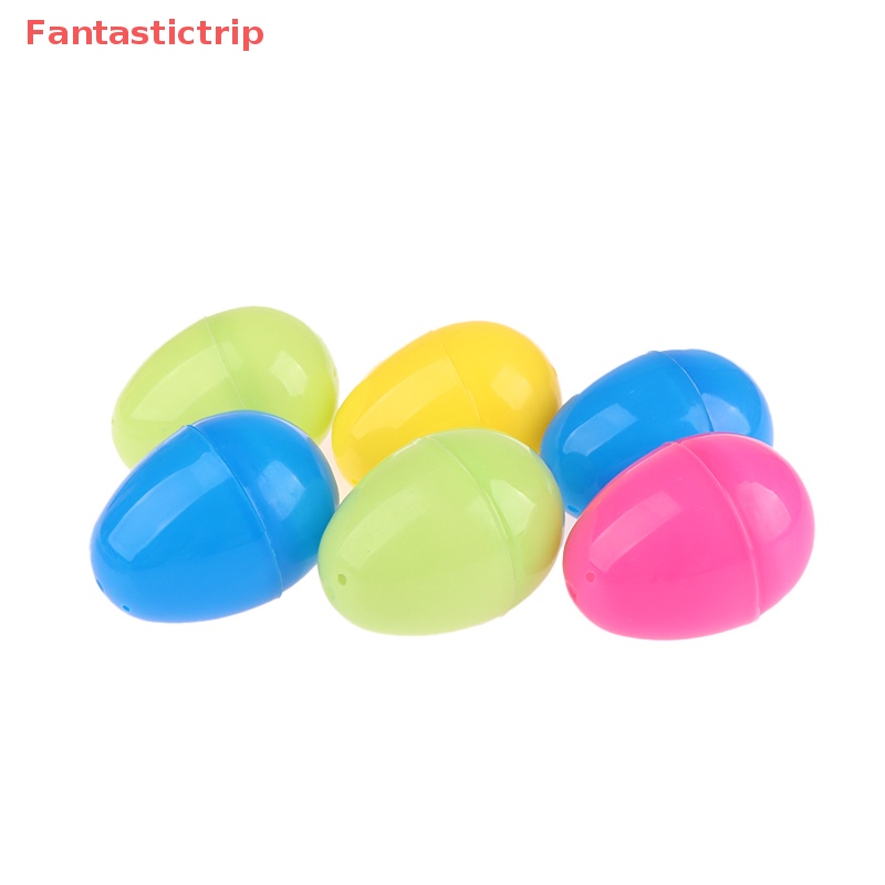 Bộ 10 Hộp Đựng Kẹo Bằng Nhựa Hình Trứng Phục Sinh Nhiều Màu Độc Đáo Trang Trí Nhà Cửa Diy Mới