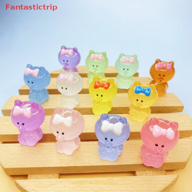 [Fantastictrip] Set 5 Mô Hình Búp Bê Mini Phát Sáng Trong Bóng Tối Trang Trí Tiểu Cảnh Craf Mới