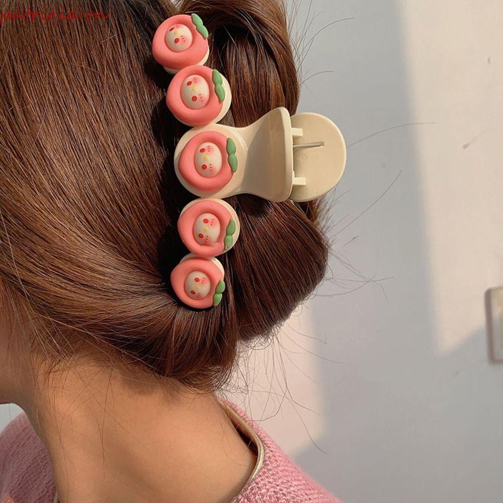 Kẹp Tóc Đuôi Ngựa Hình Cá Mập Màu Hồng Dễ Thương Cho Bạn Gái