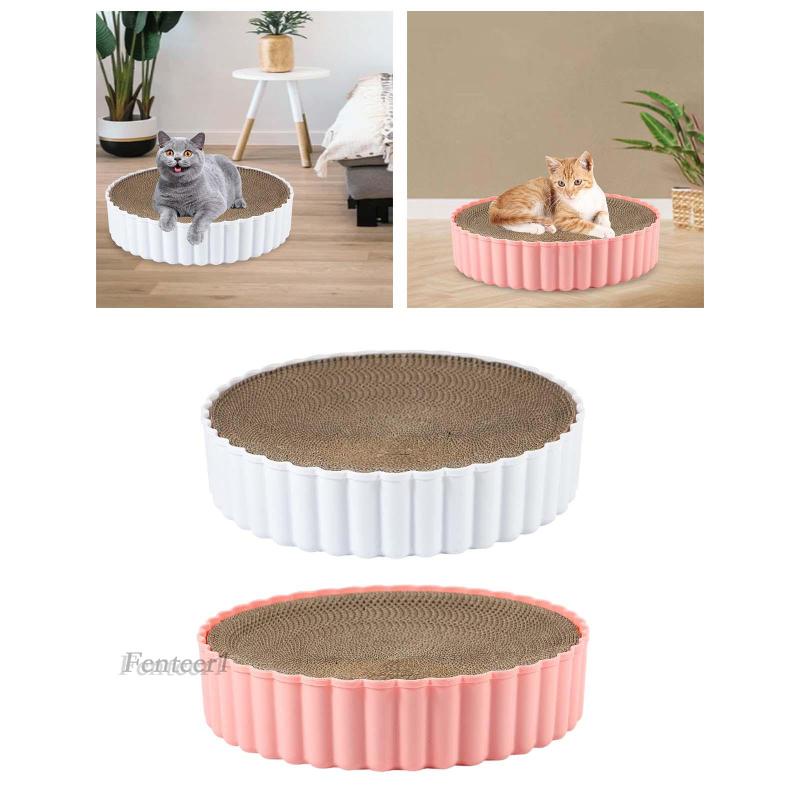 [Fenteer1] Tô Giấy Các Tông Màu Cho Mèo Cào Trong Nhà Ngăn Ngừa Hư Hại Đồ Nội Thất