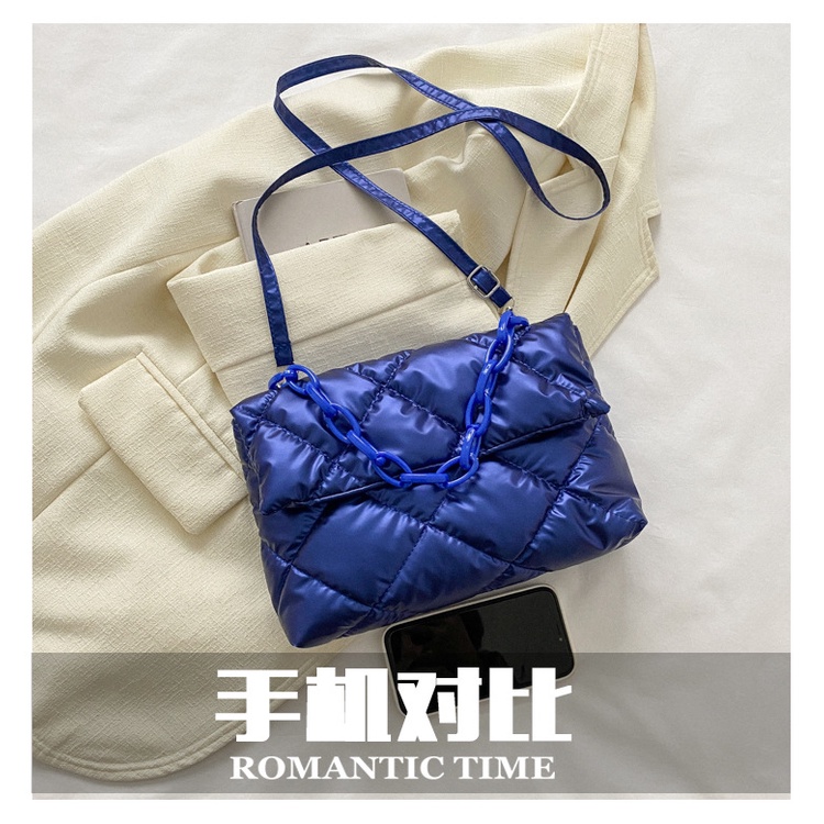 Túi Đeo JASMIN NOIR Chéo Vai Có Đệm Lót Chần Bông Nhỏ Giản Dị Dành Cho Bạn Nữ