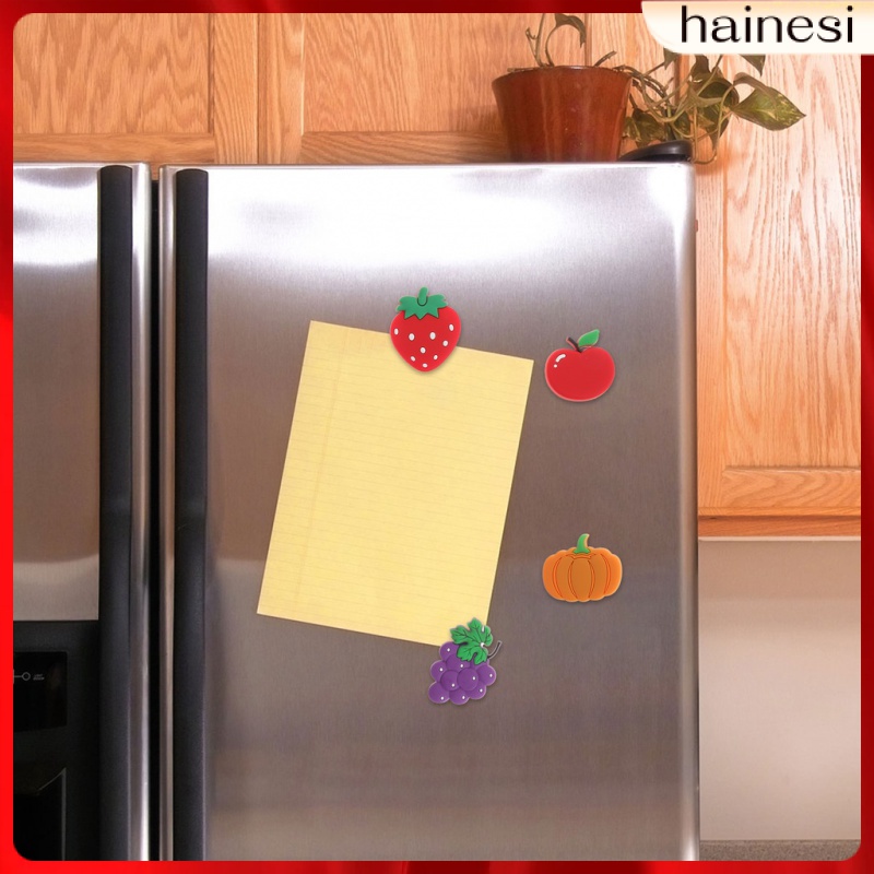 Set 10 Nam Châm Hít Tủ Lạnh Bằng Silicon Hình Hoạt Hình Dễ Thương