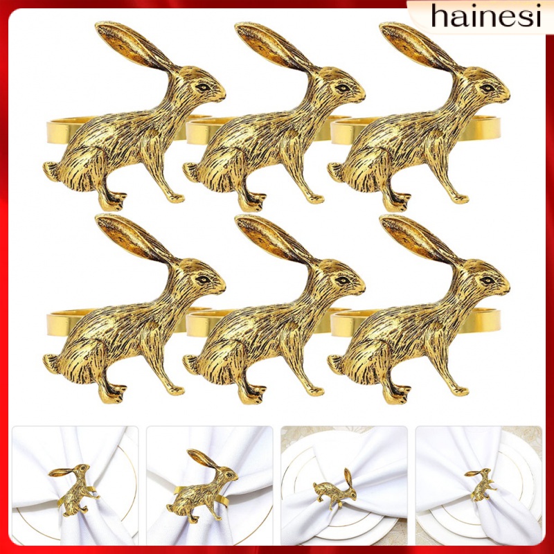 Adorno Para Mesa De Giá Đỡ Khăn Ăn Nhẫn Hình Thỏ Phục Sinh Cho Tiệc Cưới