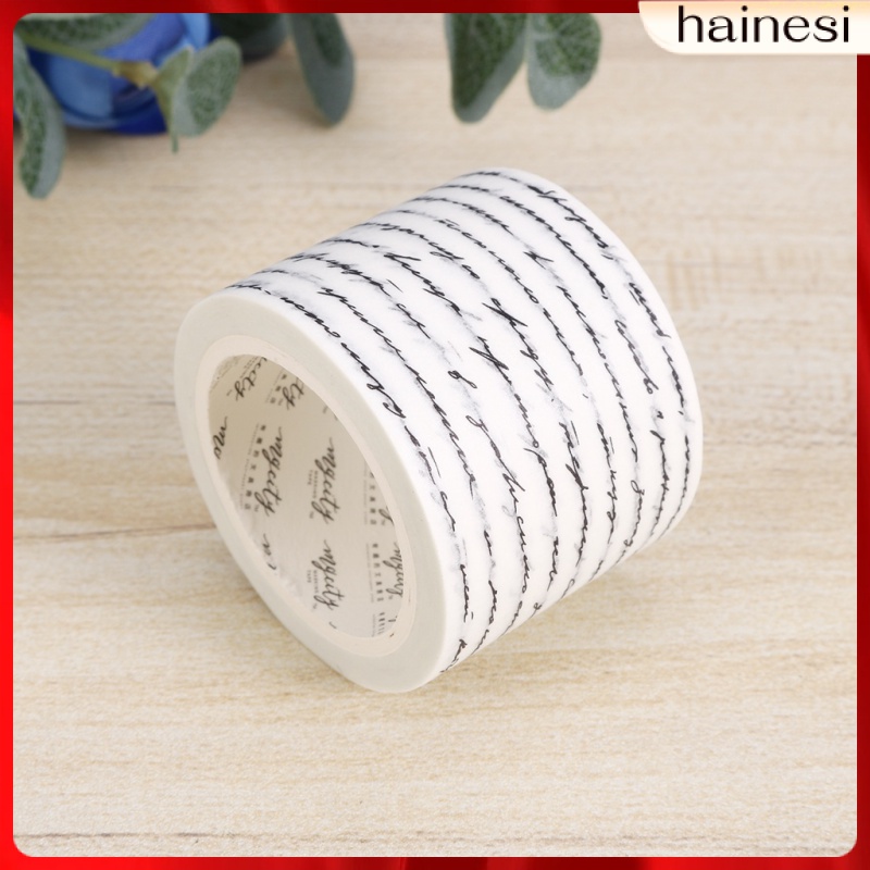 Cuộn Băng Keo Họa Tiết Cây Xanh Vintage Trang Trí Sổ Tay DIY