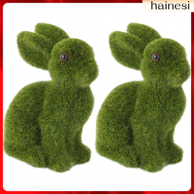 Set 2 Mô Hình Thỏ Phục Sinh Mini Dùng Để Trang Trí