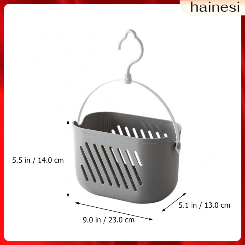 Giỏ Đựng Đồ Dùng Gắn Tường Kèm Móc Treo Tiện Dụng Cho Nhà Tắm