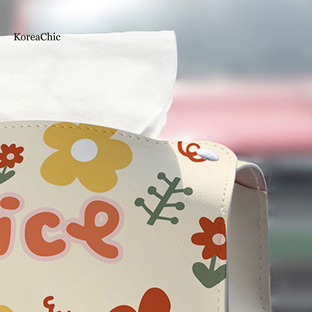 Hộp Giả Da Đựng Khăn Giấy Tiện Dụng Cho Xe Hơi