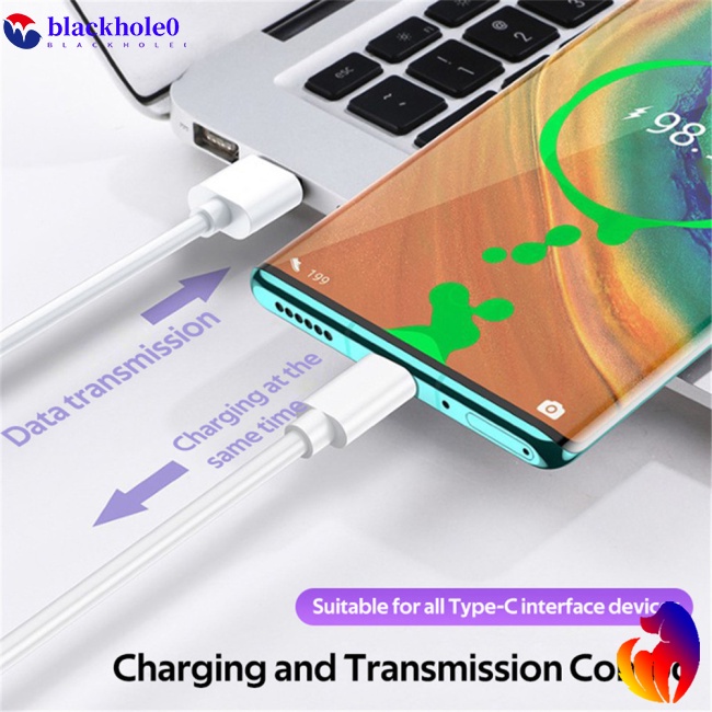 Dây Cáp Sạc Đồng Bộ Dữ Liệu Loại c 5a Tương Thích Với Huawei Type-c Miệng Tròn Kèm Hộp Đựng