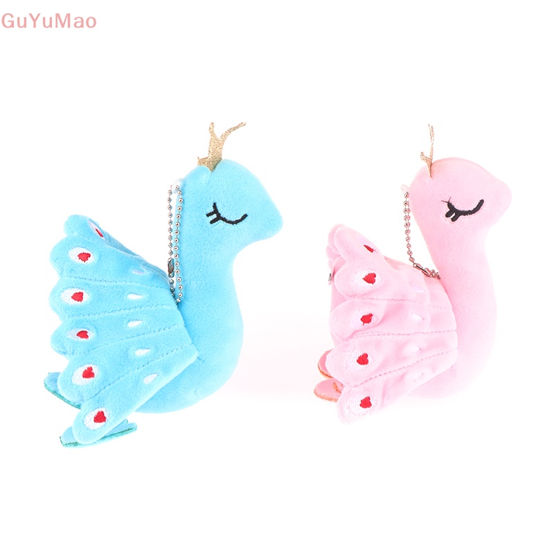 Móc Khóa Hình Con Công Hoạt Hình Nhồi Bông Đáng Yêu