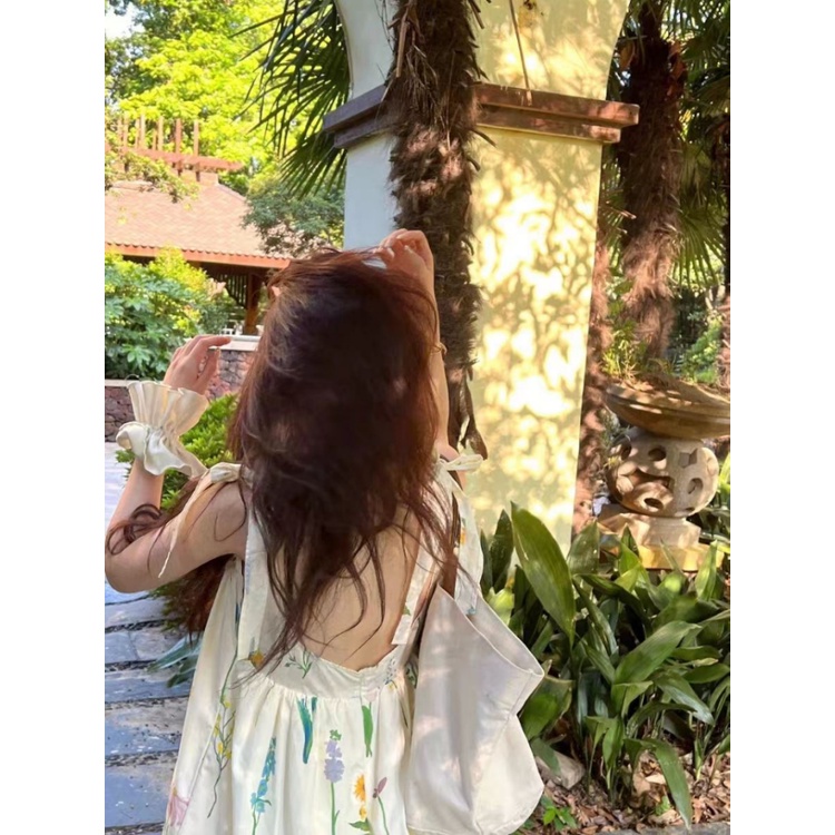 Đầm In Hoa Thời Trang Mùa Hè Dành Cho Nữ