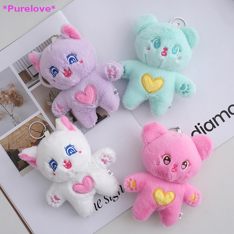 Móc Khóa Hình Mèo Nhồi Bông Đáng Yêu Dành Cho Bé Gái Mới