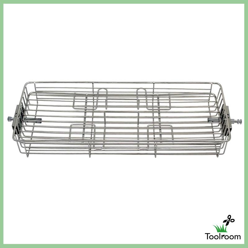 Lồng Xoay Nướng BBQ Bằng Thép Không Gỉ Cho Lò Vi Sóng 25-30L