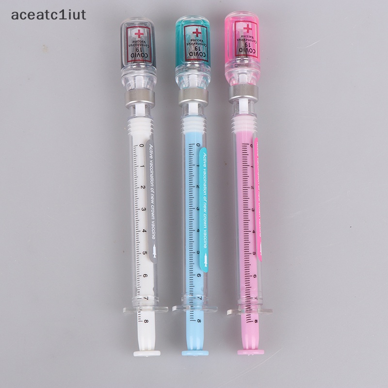 Ống tiêm hình dạng đặc biệt văn phòng phẩm dễ thương 0.5mm Văn Phòng TrườNg Học cung cấp Bút gel mới