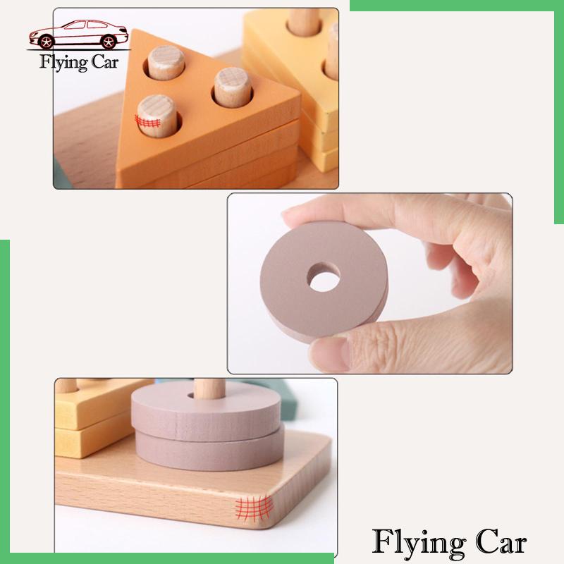Đồ Chơi Xếp Chồng Lên Nhau Bằng Gỗ Lzdjfmy2 Cho Bé 18 Tháng Tuổi