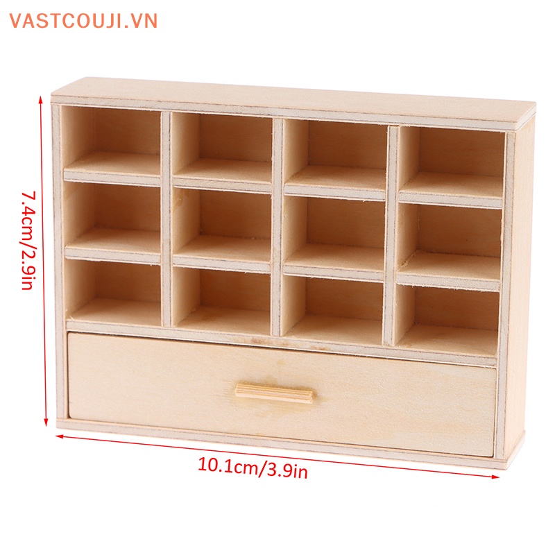 Mô Hình Tủ Sách / Ngăn Kéo 1: 12 Độc Đáo Trang Trí Nhà Búp Bê