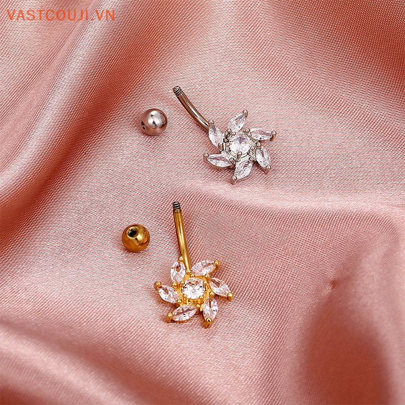 Khuyên Rốn Hình Hoa Thời Trang Chất Lượng Cao