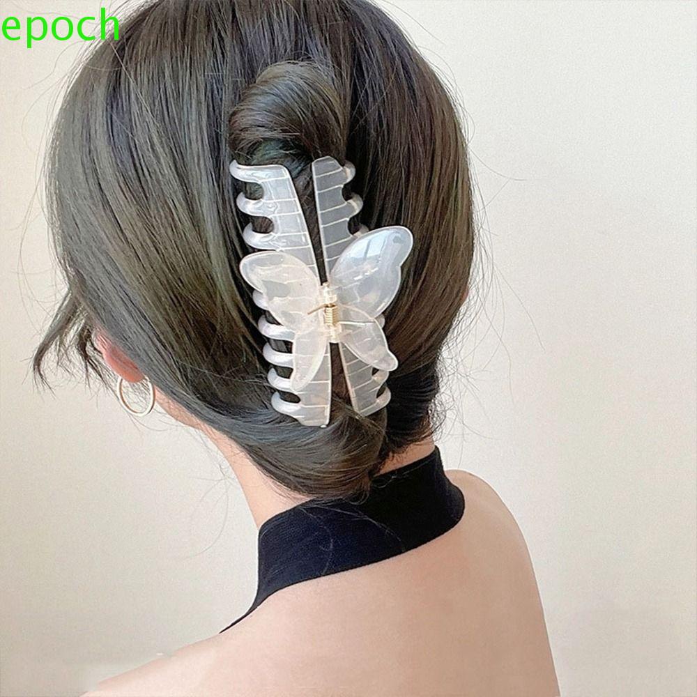 Epoch Kẹp Tóc Bướm / Cá Mập Hình Học Cỡ Lớn Thanh Lịch Cho Nữ