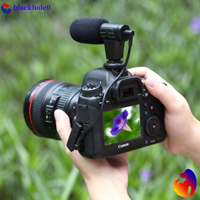 Micro PULUZ 3.5mm Chuyên Dụng Cho Phỏng Vlog Video DSLR &amp; DV