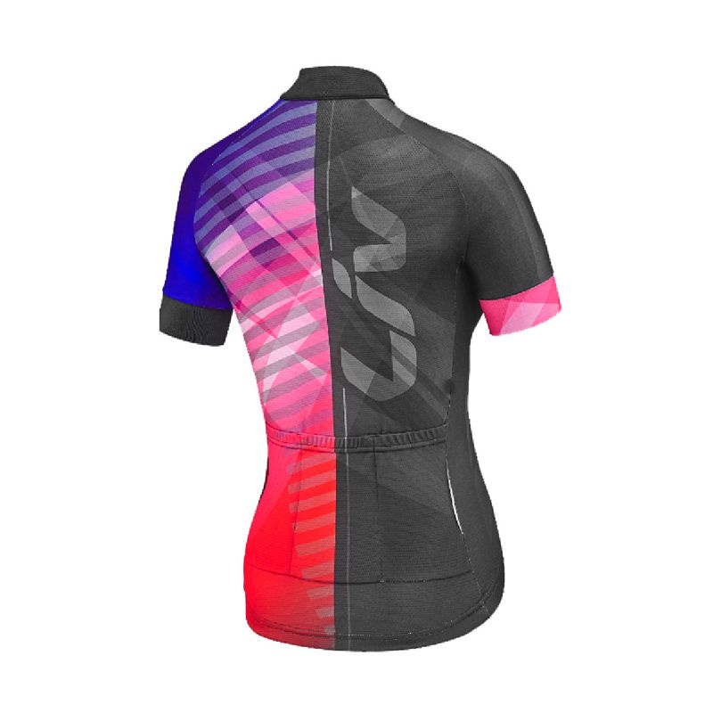 Áo Thể Thao Xe Đạp Mỏng Tay Ngắn Màu Tím Nhanh Khô 8FD Thời Trang Mùa Hè Cho Nữ