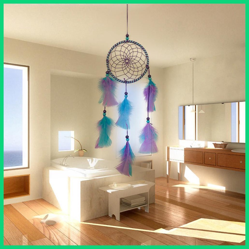 Set 10 Vòng Kim Loại Tròn Gắn Lưới Bắt Giấc Mơ