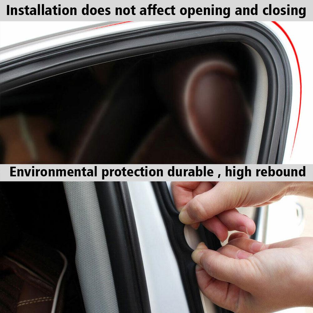 Cuộn Dây Cao Su Hai Lớp Cách Âm Chống Bụi 5M H2N3 Dành Cho Cửa Xe Hơi