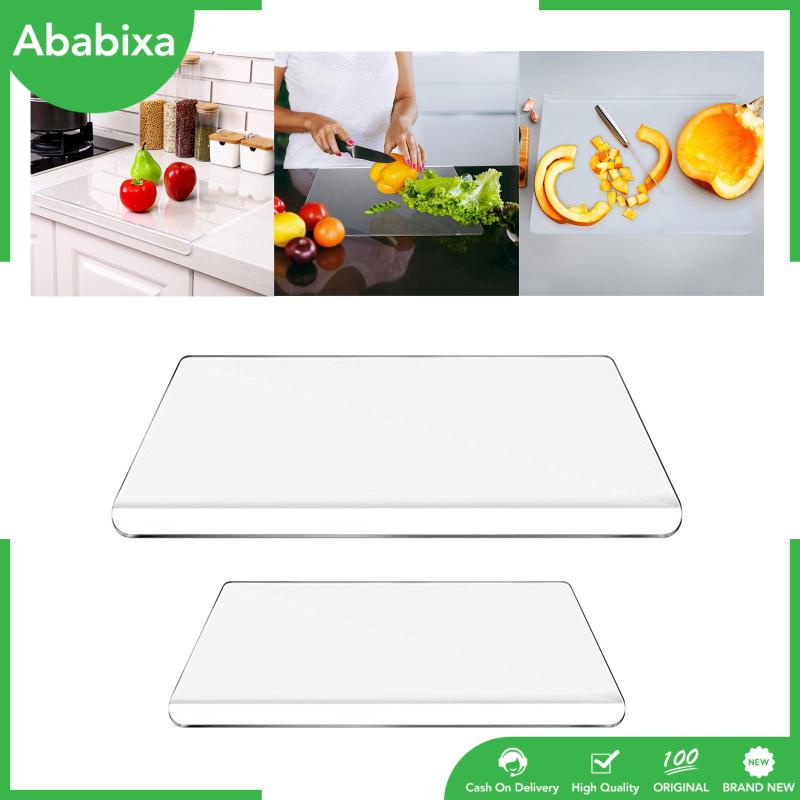 Thớt Cắt Thức Ăn / Phô Mai / Rau Củ Cỡ Lớn Trong Suốt Chống Trượt Tiện Dụng Cho Nhà Bếp