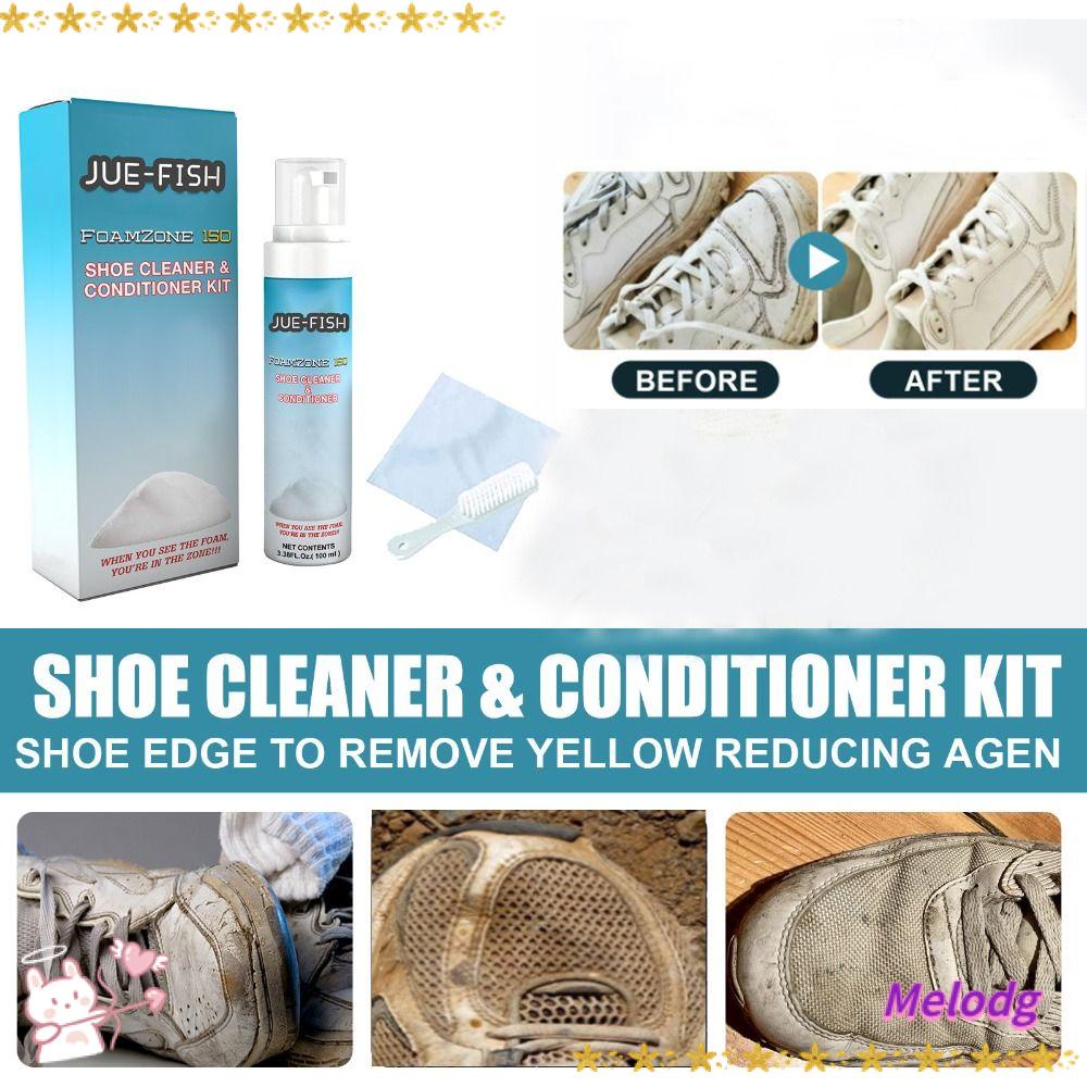 Melodg Dụng Cụ Làm Sạch Giày Dễ Dàng Tẩy Viền Đen Chống Trầy Xước Mạnh Mẽ