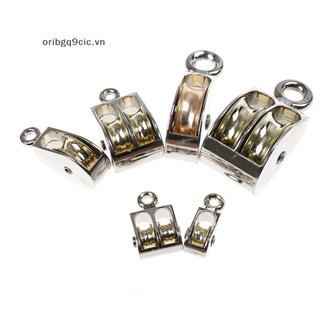 Oribgq9cic Ròng rọc kim loại 36/52/75mm Ròng Rọc Hợp kim kẽm ròng rọc mini đơn/đôi cho tự làm VN