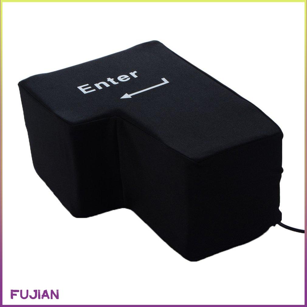 Big Enter Key Stress Relief Vent Plush Toy With Usb For Birthday Gift Computer Venting Napping Pillow Button [B/11]