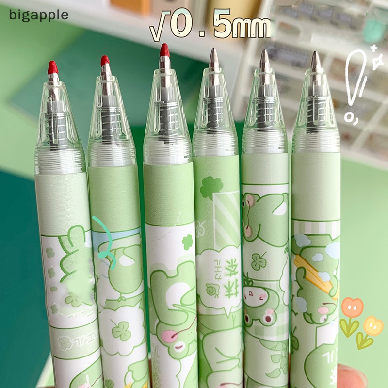 Set 6 Bút Bi Ngòi 0.5mm Họa Tiết Dễ Thương