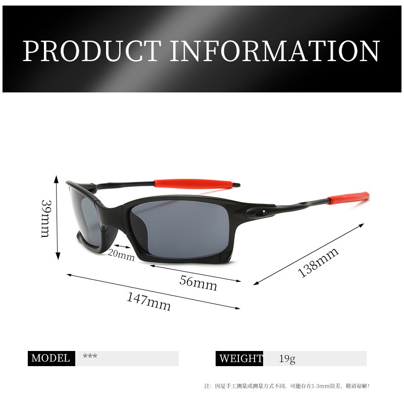 Kính Mát Vuông Chống Tia UV400 Thời Trang Dành Cho Nam