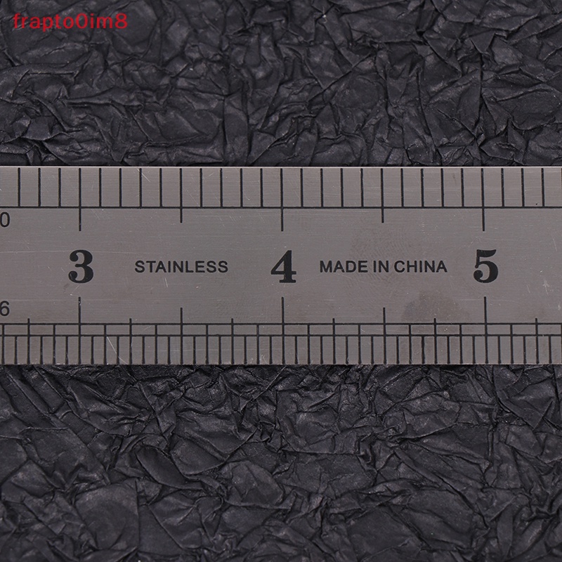 3 cái thước thép không gỉ cho văn phòng trường kỹ thuật 15cm/20cm/30cm mới