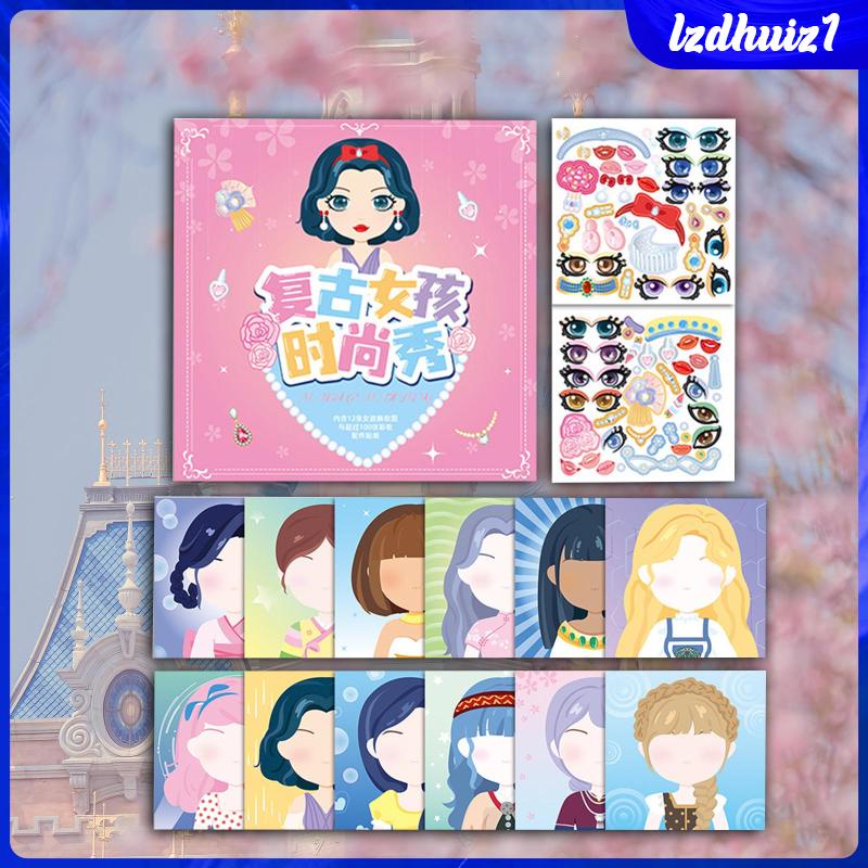 Sticker Dán Trang Trí Hình Búp Bê Công Chúa Xinh Xắn