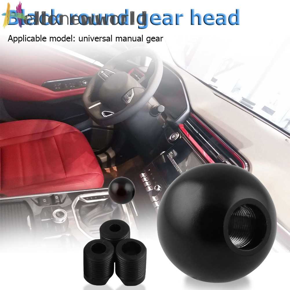 Núm Gạt Cần Số Xe Hơi Hình Bóng Tròn Bằng Nhôm Thông Dụng